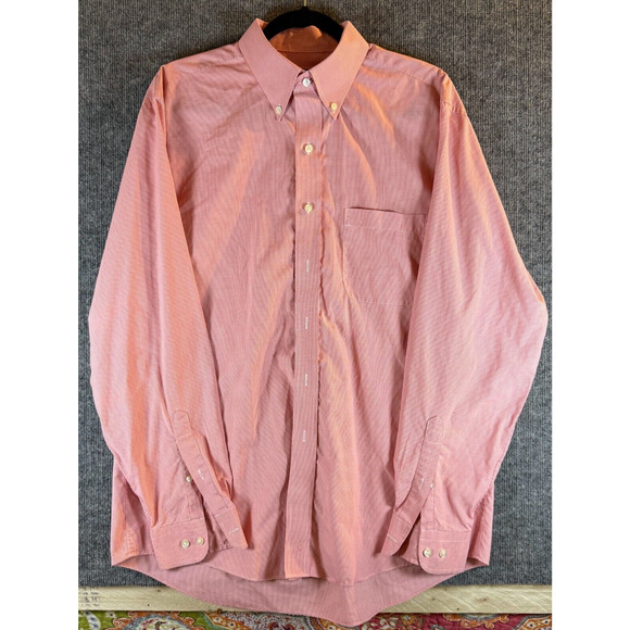 Men's Jos A Bank Travelers Long Sleeve Button Down Shirt Size L Large - Picture 1 of 3